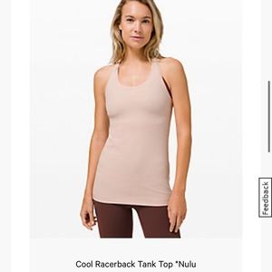 Lululemon cool racer back sz4